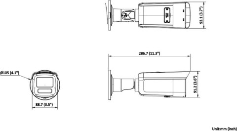 Kamera IP Hikvision DS-2CD2T23G2-2LI 2.8mm PL