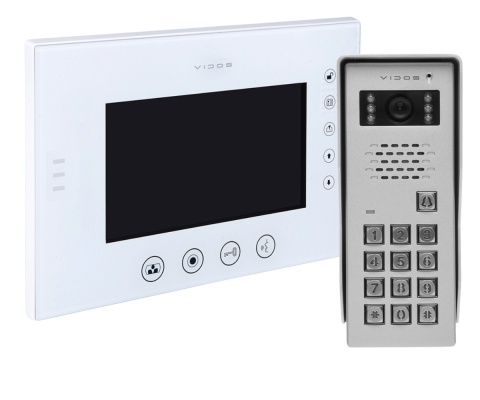 Vidos zestaw wideodomofonu z szyfratorem S50D i monitorem M670WS2