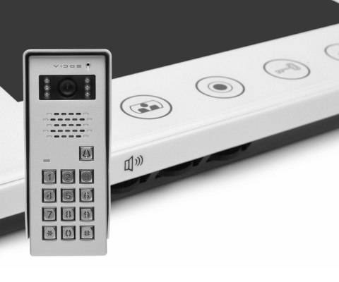 Vidos zestaw wideodomofonu z szyfratorem S50D i monitorem M670WS2