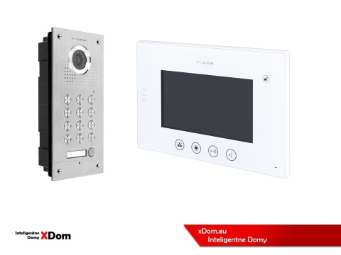 Wideodomofon Vidos S561D Monitor M670W z szyfratorem