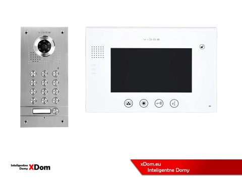 Wideodomofon Vidos S561D Monitor M670W z szyfratorem