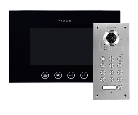 Wideodomofon Vidos S561D Monitor M670B z szyfratorem