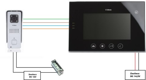 Wideodomofon VIDOS M670B-S2/S50D