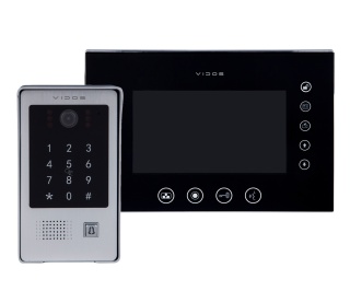 Wideodomofon Vidos z szyfratorem i czytnikiem RFID S20DA i monitorem M670BS2