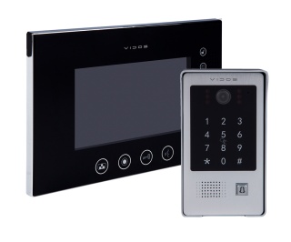 Wideodomofon Vidos z szyfratorem i czytnikiem RFID S20DA i monitorem M670BS2