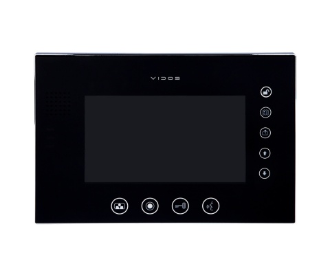 Wideodomofon Vidos z szyfratorem i czytnikiem RFID S20DA i monitorem M670BS2