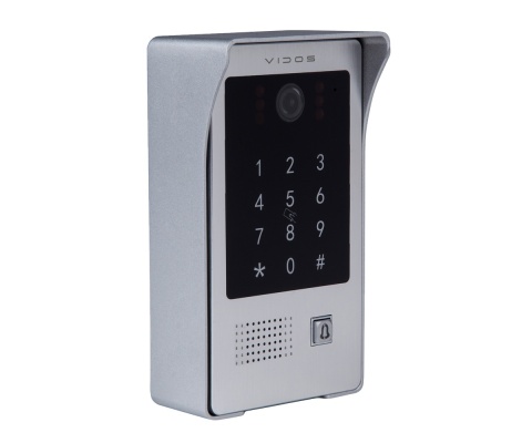 Wideodomofon Vidos z szyfratorem i czytnikiem RFID S20DA i monitorem M670BS2