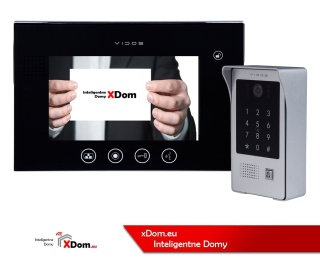 Wideodomofon Vidos z szyfratorem i czytnikiem RFID S20DA i monitorem M670B