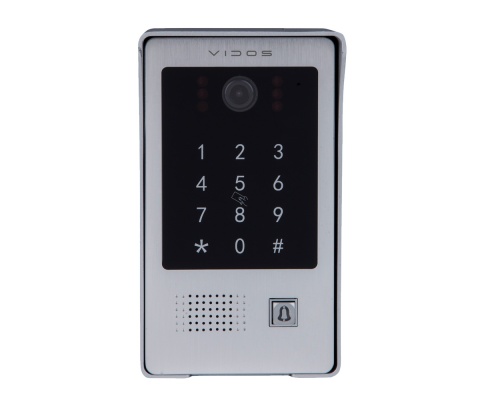 Wideodomofon Vidos z szyfratorem i czytnikiem RFID S20DA i monitorem M670B