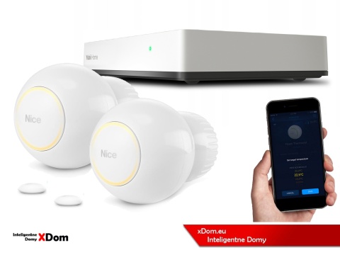 Zestaw NICE Yubii Home + Głowica Termostatyczna FGT-001 – inteligentne ogrzewanie Smart Home