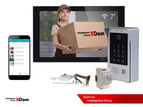 VIDOS S20DA + M15B-X Wi-Fi – wideodomofon z szyfratorem i RFID do domu jednorodzinnego