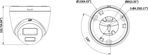 Kamera IP Hikvision DS-2CD1347G2H-LIUF/SL 4mm PL