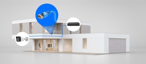 Kamera IP Hilook IPC-B140HA-LU(2.8mm) tubowa 4MP Smart Hybrid Light