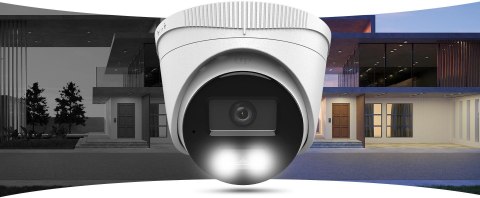 Kamera IP Hilook IPC-T240HA-LUC kopułka 4MP Smart-hybrid Light