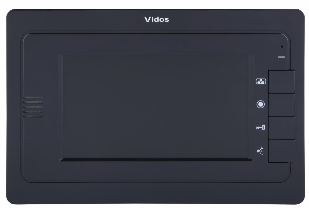 Zestaw jednorodzinny wideodomofonu VIDOS. Skrzynka na listy z wideodomofonem i szyfratorem . Monitor 7'' S561D-SKM_M323B