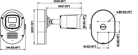 Kamera IP Hikvision DS-2CD1T67G3-LIUF/LSL(2.8mm)(O-STD)