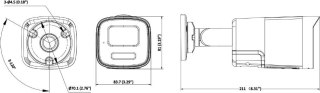 Kamera IP Hikvision DS-2CD1T67G3-LIUF/SL(2.8mm)