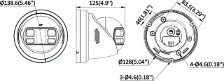 Kamera IP Hikvision DS-2CD2343G2P-LISU/SL(180°)(O-STD)