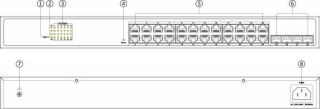 Switch Hikvision DS-3E1528-SI-24T4F