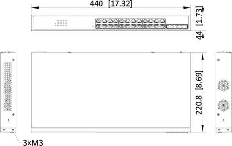 Switch Hikvision DS-3E1528-SI-24T4F