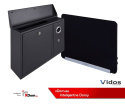 Zestaw Vidos S551-SKN Skrzynka na listy z wideodomofonem, Monitor 7'' wideodomofonu M690BS2