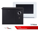 Zestaw Vidos S551-SKN Skrzynka na listy z wideodomofonem, Monitor 7'' wideodomofonu M690WS2