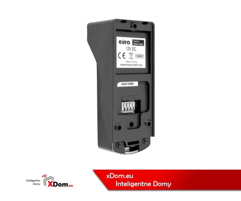 KASETA ZEWNĘTRZNA WIDEODOMOFONU ''EURA'' VDA-11A3 ''EURA CONNECT'' - jednorodzinna, grafit, światło białe