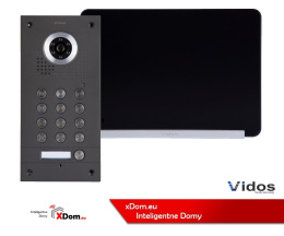 Zestaw Wideodomofonu Vidos stacja bramowa z szyfratorem monitor 7'' S561D-G_M690BS2