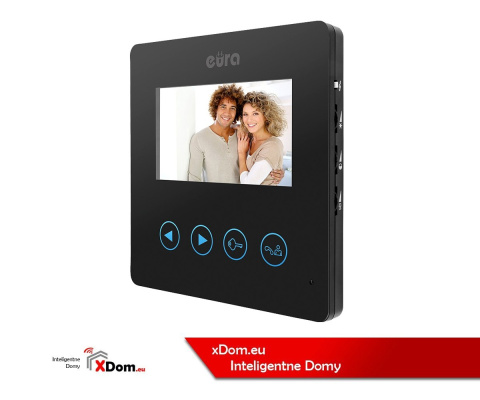 MONITOR ''EURA CONNECT'' VDA-16A3 CZARNY kolor 4.3''