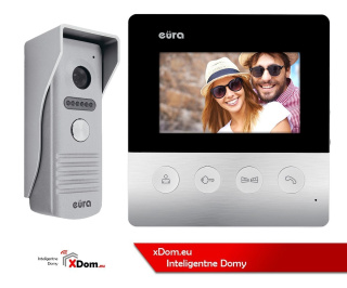 Zestaw Wideodomofonu Eura stacja bramowa, monitor 4,3'' VDA-13A3_VDA-19A3