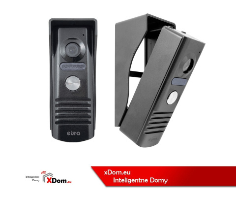 Zestaw Wideodomofonu WiFi Eura stacja bramowa, monitor 7'' VDA-11A3_VDA-40A3 WHITE