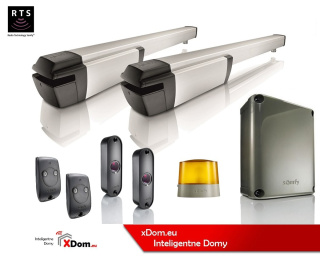 Somfy 1216433 Ixengo L 230V Comfort Pack (2 piloty 2-kanałowe Keytis, zestaw fotokomórek, lampa ostrzegawcza)