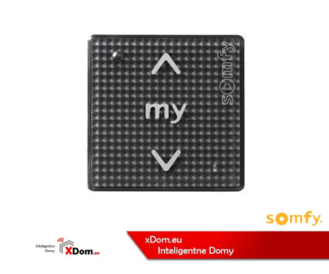 SOMFY SMOOVE 1 IO BLACK SHINE, RADIOWY NADAJNIK NAŚCIENNY