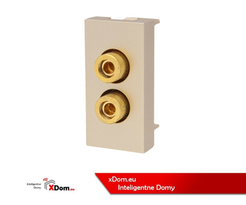 Moduł głośnikowy sound LIVOLO - szampański (złoty)