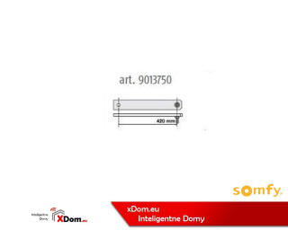 Somfy 9013750 Ramię krótkie Axovia MULTIPRO 420 mm od strony bramy