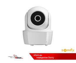 Somfy 2401189 VISIDOM ICM100 kamera WiFi wewnętrzna obrotowa iOS & Android Apps