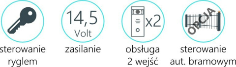 Analogowy Unifon słuchawkowy do systemu wideodomofonowego M8W.