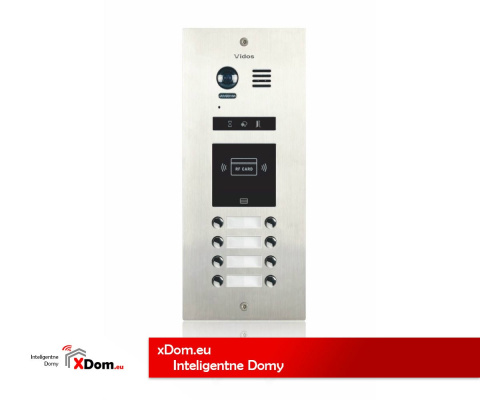 Wielolokatorska stacja bramowa wideodomofonu (max. 8 lok.)