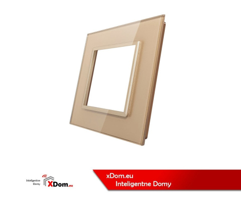 Pojedyncza ramka szklana LIVOLO GPF-1 Szampański