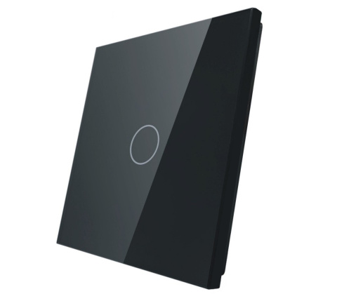 Pojedynczy panel szklany LIVOLO 701 | Czarny