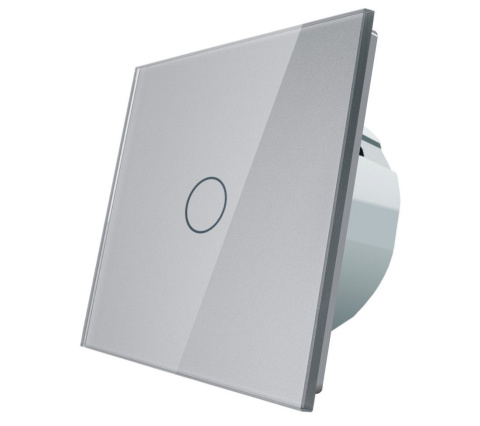Włącznik dotykowy pojedynczy LIVOLO 12V DC VL-C701C | Szary