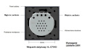 Włącznik dotykowy pojedynczy LIVOLO 12V DC VL-C701C | Szary