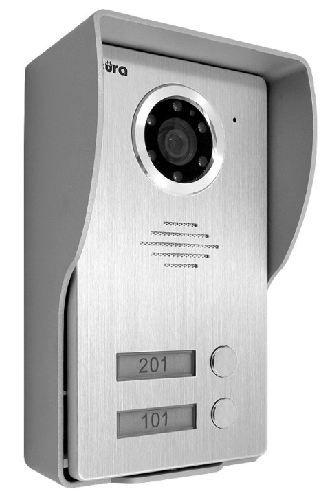 KASETA ZEWNĘTRZNA WIDEODOMOFONU „EURA" VDA-23A3 ''EURA CONNECT'' - dwurodzinna