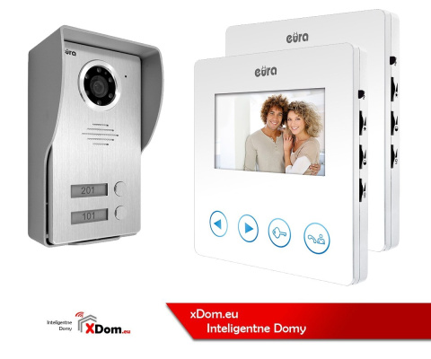 Eura Wideodomofon dwurodzinny