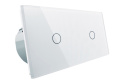 Włącznik dotykowy 2x pojedynczy LIVOLO VL-C7011 Kolor Biały