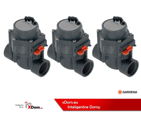 3 szt Gardena 1278 Zawór automatyczny 24 V
