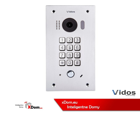Jednoabonamentowa S1411D Stacja bramowa wideodomofonu Vidos