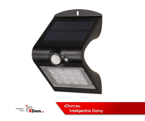 Orno OR-SL-6083BLR4 Lampa ogrodowa, solarna SILOE LED, czarna