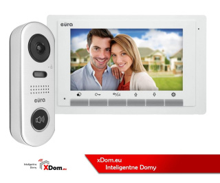 Zestaw wideodomofonu cyfrowego monitor 7'' EURA VDA-70A5_VDA49A5