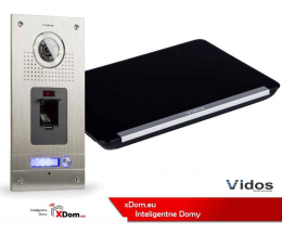 Zestaw wideodomofonu cyfrowego z czytnikiem linii papilarnych Vidos DUO S561Z_M690B
